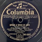 Speak a Word of Love