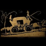 Dark Red Candle Lights Burning Across the Field