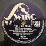 Bill Coleman Blues