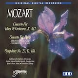 Symphony No. 23 in D major, K. 181: Allegro Spirituoso - Andantino Grazioso - Presto Assai