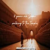 Jesus12 walking to the temple