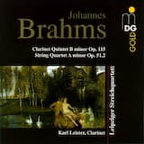 Quintet for Clarinet and String Quartet in B minor, op. 115: I. Allegro