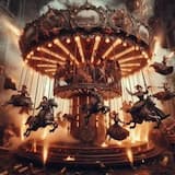 Le manège en chantier