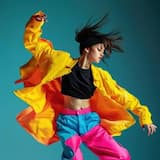 Fashionable trend, dynamic rhythm, light rock, energetic funk
