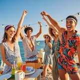 Event promotion, food festival, concert, large-scale vlog documentary, entertainment, fun and fashion, passionate summer