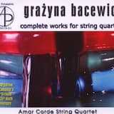 String Quartet no. 4: I .Andante. Allegro moderato