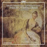 Trio in A major, GraunWV A:XV:13: I. Allegro - Sempre cantabile