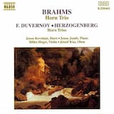 Trio for horn, violin and piano in E flat major, op. 40: I. Andante