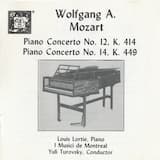 Piano Concerto no. 12 in A major, K. 414: I. Allegro