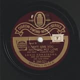 I Can't Give You Anything but Love