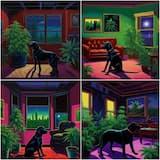 Best Part About Using a Dog for Security Instead of a Guy (He Won't Get High on Our Supply)