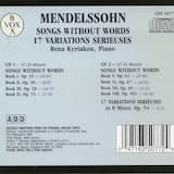 Songs without Words Book IV, Op. 53: No. 22 in F Major "Sadness of the Soul"