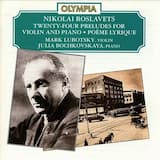 24 Preludes for Violin and Piano: I. Andante