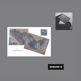 White Oversized Flame Yarn Bolero With John Stanier