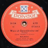 Wenn ich Generaldirektor wär'