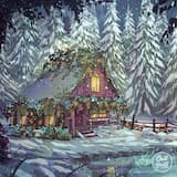 Winter in a Cabin