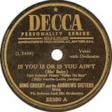 Is You Is or Is You Ain’t (Ma’ Baby)