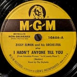 I Hadn't Anyone Till You