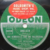 Une demoiselle sur une balançoire