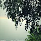 and there was a rainbow