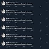 i burned my fingerprints off today in chemistry