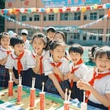 Children's performances, physical exercises, Young Pioneers, festival celebrations, evening parties, happy dances