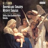 Sonaten über die Mysterien des Rosenkranzes: Sonata I d-moll, „Jesus, den du, o Jungfrau, vom Heiligen Geist empfangen hast“: Variatio / Aria allegro / Variatio / Adagio / Finale