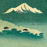 behind the mountain, beneath the tree