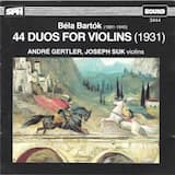 44 Duos for Two Violins, Sz 98: 1. Teasing Song 1