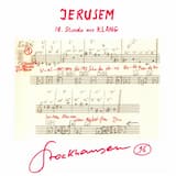 JERUSEM: Elektronische Musik für Proben und Stereo‐Aufführungen: Anfang, Partiturzeit 8’00”
