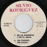 De la ausencia y de ti, Velia