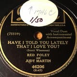 Have I Told You Lately That I Love You?