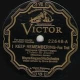 I Keep Remembering (Someone I Should Forget)