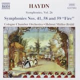 Symphony no. 41 in C major "Mercury": Allegro con spirito