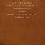 Sonata in D minor, HWV 367a: IV. Adagio