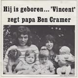 Hij is geboren…‘Vincent’ zegt papa Ben Cramer