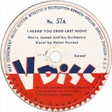 I Heard You Cried Last Night