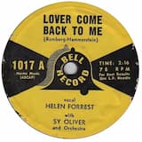 Lover Come Back To Me