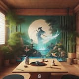 Koi Pond Reflections