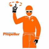 Beweg' die Arme wie Propeller