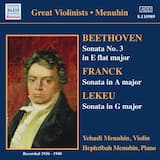 Sonata no. 3 in E-flat for Violin and Piano, op. 12 no. 3: I. Allegro con spirito