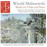 Sonata for Violin and Piano in G major, op. 1: III. Tema con variazioni: Var. I. Allegro scherzando