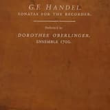 Sonata in F, HWV 389 op. 2/4: III. Adagio