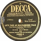 Let's Take an Old-Fashioned Walk