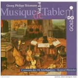 Musique de table, Part II: I. Ouverture - Suite in D major for oboe, trumpet, strings and basso continuo: Air. Tempo giusto