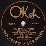 Spring Has Come (And I'm Alone)