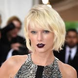 Blonde Hair and Black Lipstick